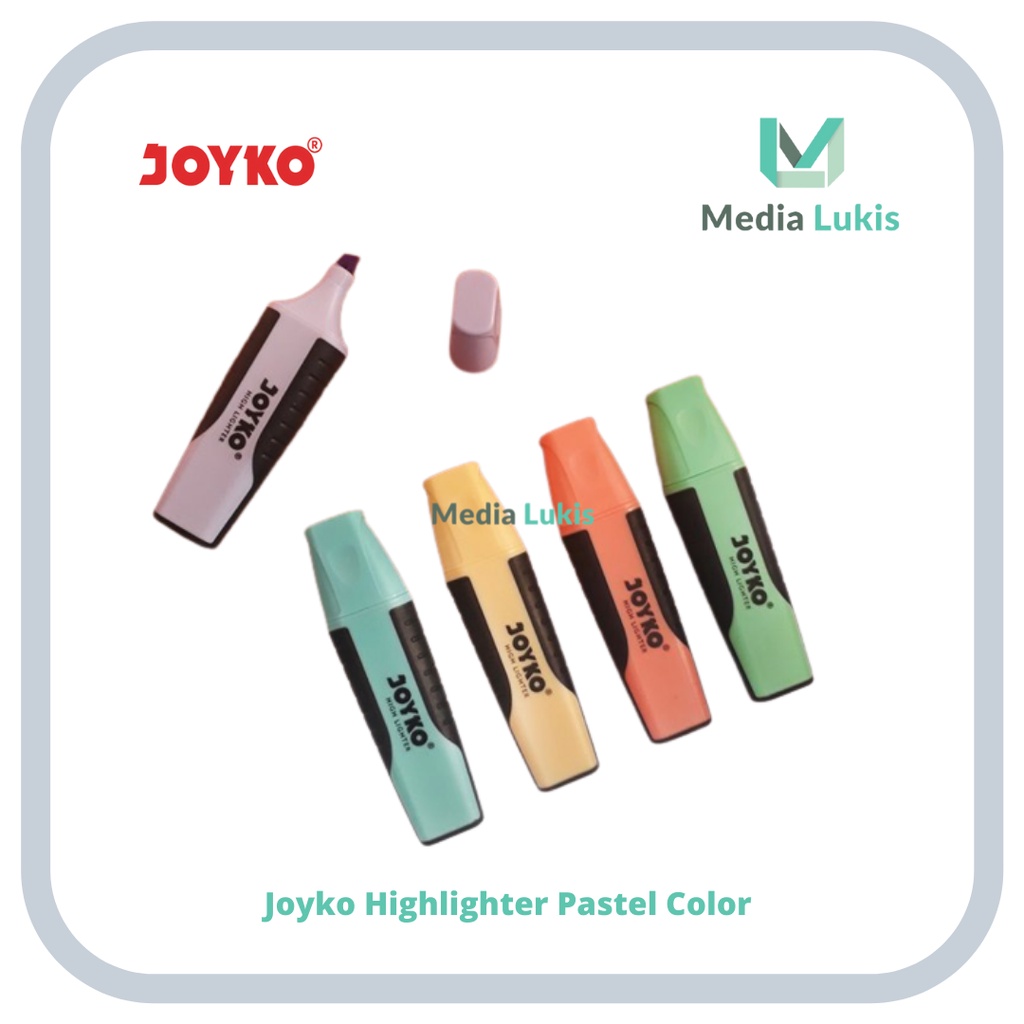 

Joyko Highlighter Pastel Color - Joyko Pastel - Penanda Warna Joyko Termurah