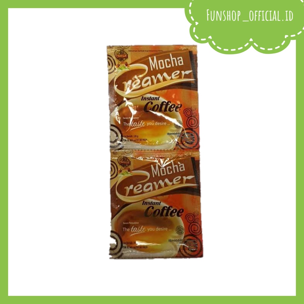 

SINGA KOPI INSTAN MOCA CRÈME 10X20GR