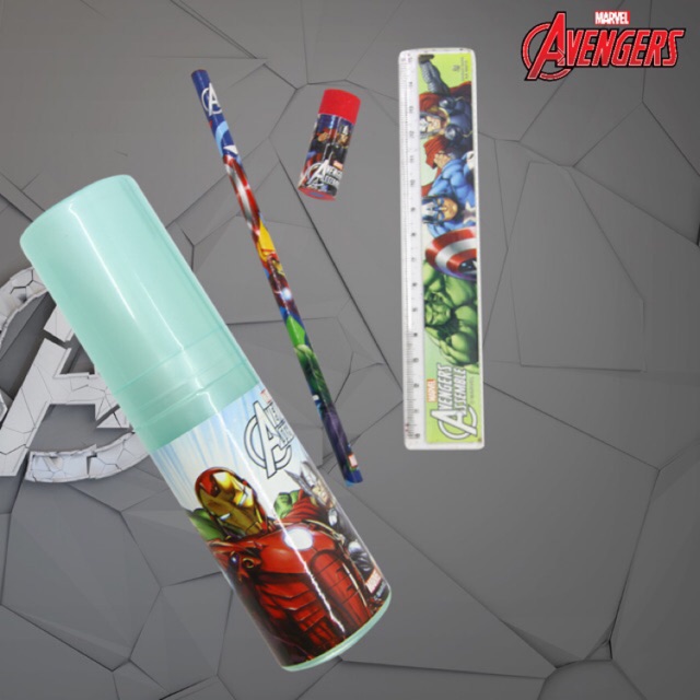 

Set Tempat Pensil dan Alat Tulis Anak Karakter Avengers Termurah