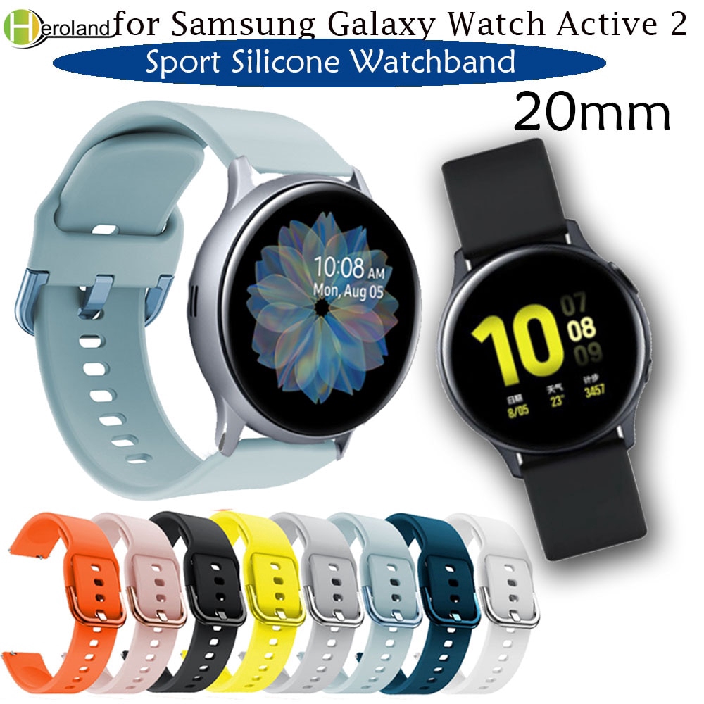 20mm Watch Strap for Samsung Galaxy Watch Active 2 40/44mm