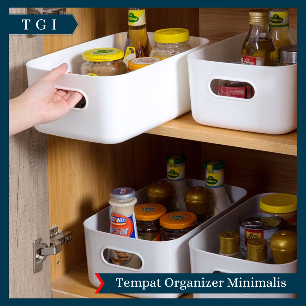 TGI - SHELF BASKETS / HOUSEHOLD PLASTIC STORAGE BOX / KOTAK PENYIMPANAN MULTIFUNGSI