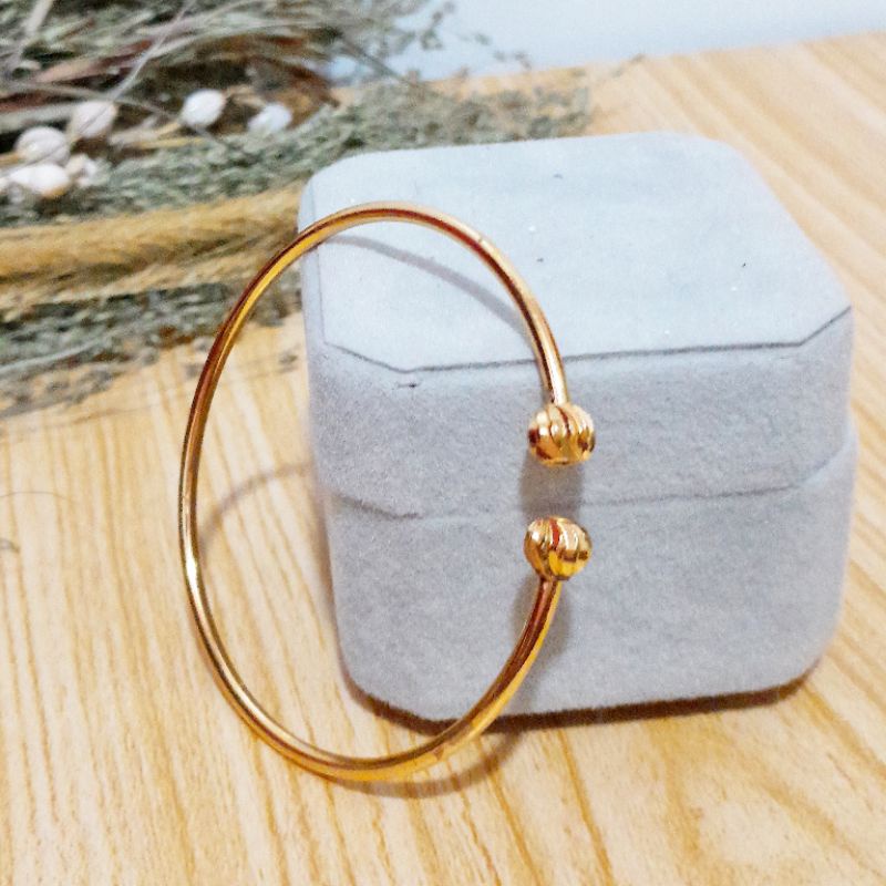 Gelang Golong Bangle Anak Gelang Titanium Gelang Kaku Gelang Fleksibel Ukuran Bisa Besar Kecil Gelan