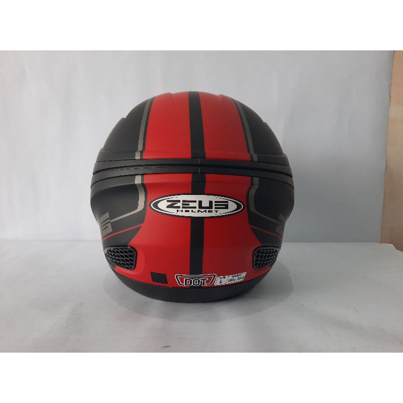 HELM ZEUS ZS - 610 MOTIF MATT BLACK / 0017 RED