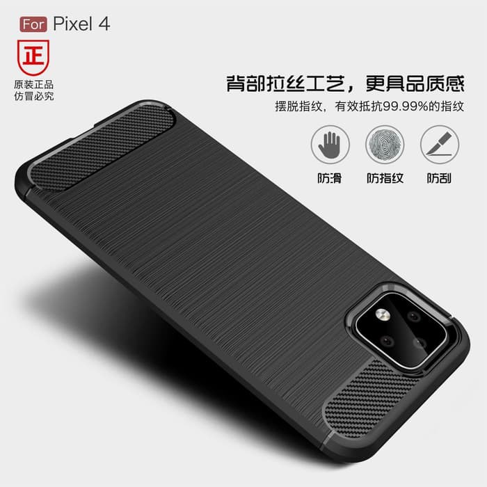 Rugged Armor Jelly Case Google Pixel 4 Case Google Pixel 4 XL - Hitam