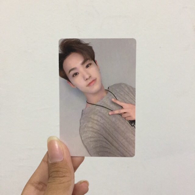 Photocard Seventeen an ode Poet ver. [Vernon, Hoshi, The8, Seungkwan]