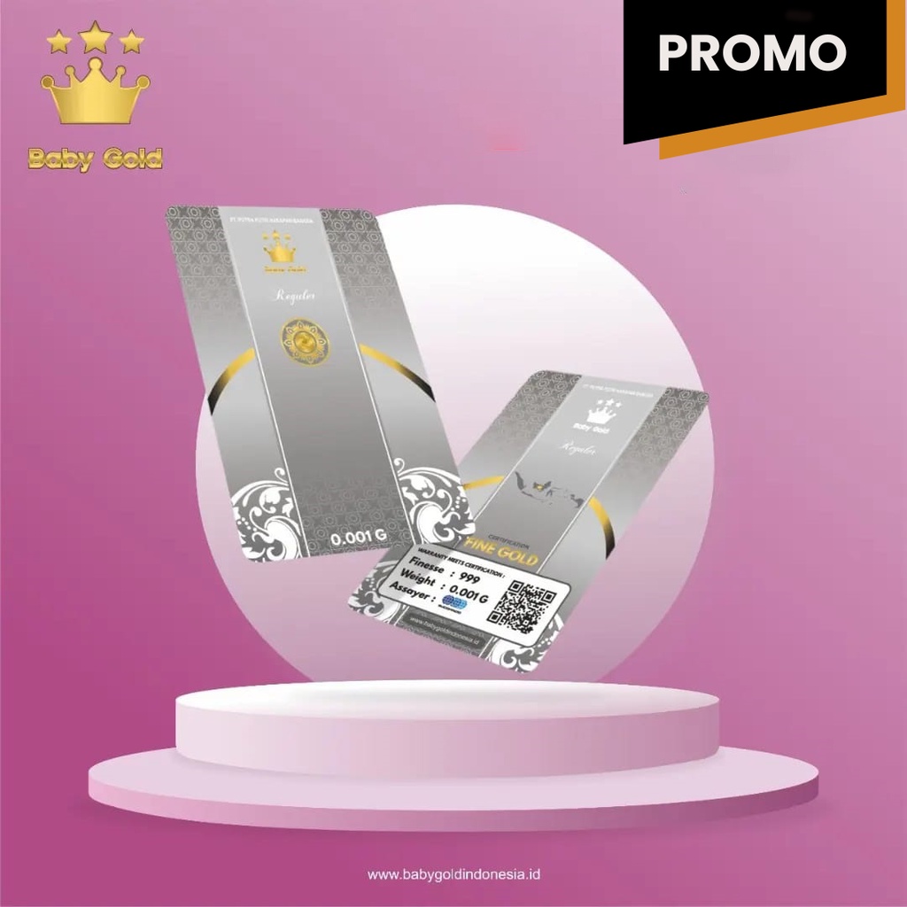 Toko Emas Nusa Gold - Baby Gold 0,001 Gram dan 0,002 Gram - Logam Mulia Emas Mini-0,001 Gram 6-10 pcs