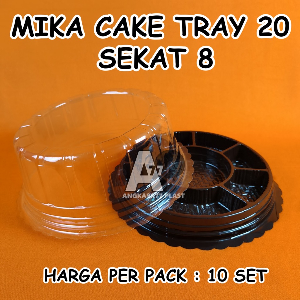 Mika Tumpeng Miki Sekat 8 CT 20 / Tray Bolu Bulat 20cm