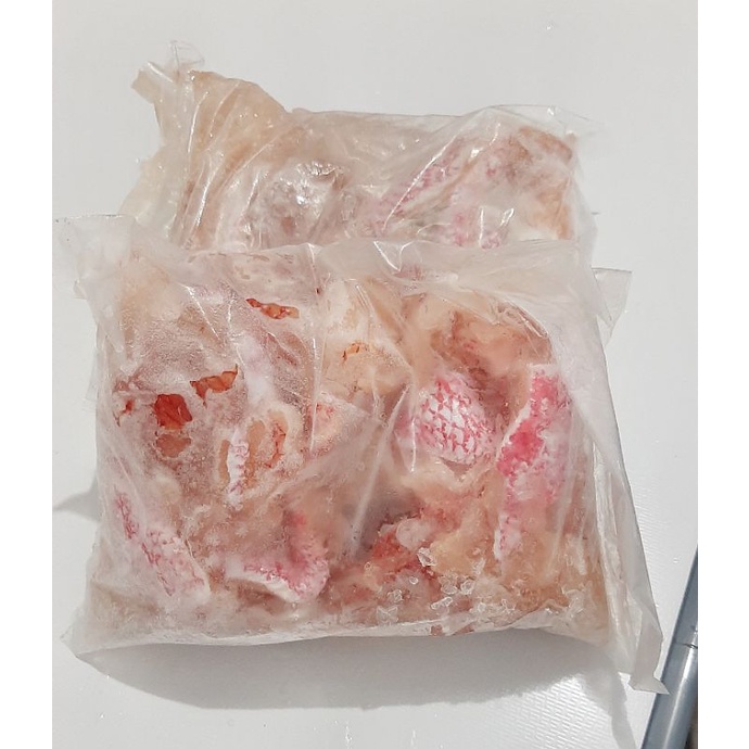 

Tetelan Ikan Kakap Merah 500gr