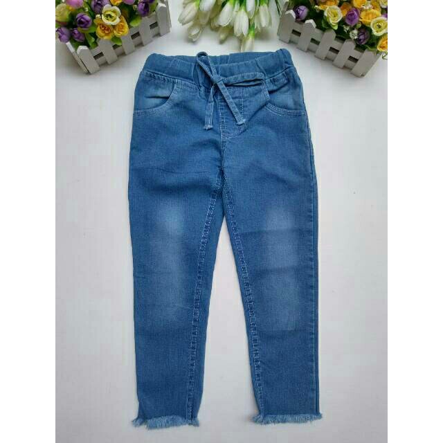 

[GRATIS ONGKIR] Celana Pensil Anak Usia 10-12 tahun Celana Panjang Remaja Putri Jeans TERJAMIN