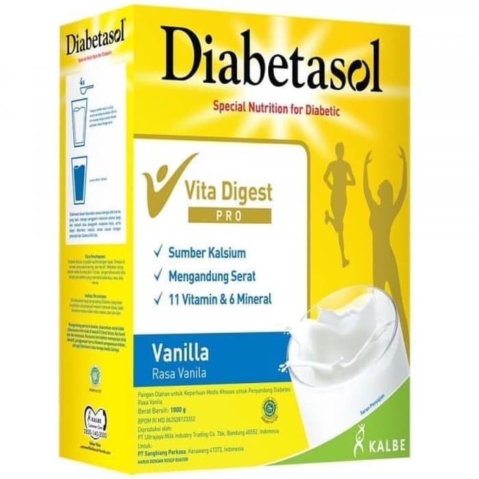 

b2011bb Diabetasol 1000 Gr / 1000Gram Vanila / Coklat - Vanila Xa201As