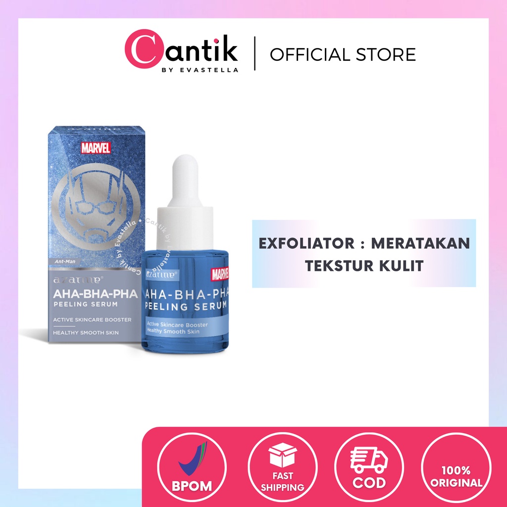 CANTIK - AZARINE AHA BHA PHA Peeling Serum 20ml Original