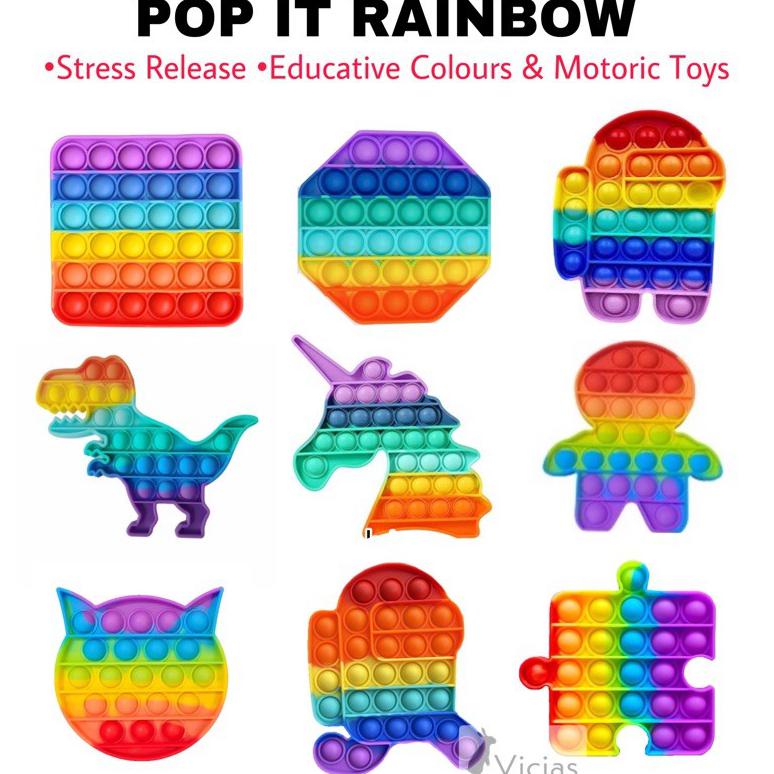 Grosir POP IT TERMURAH JAKARTA GROSIR Fidget Toys Mainan Anak Edukasi
