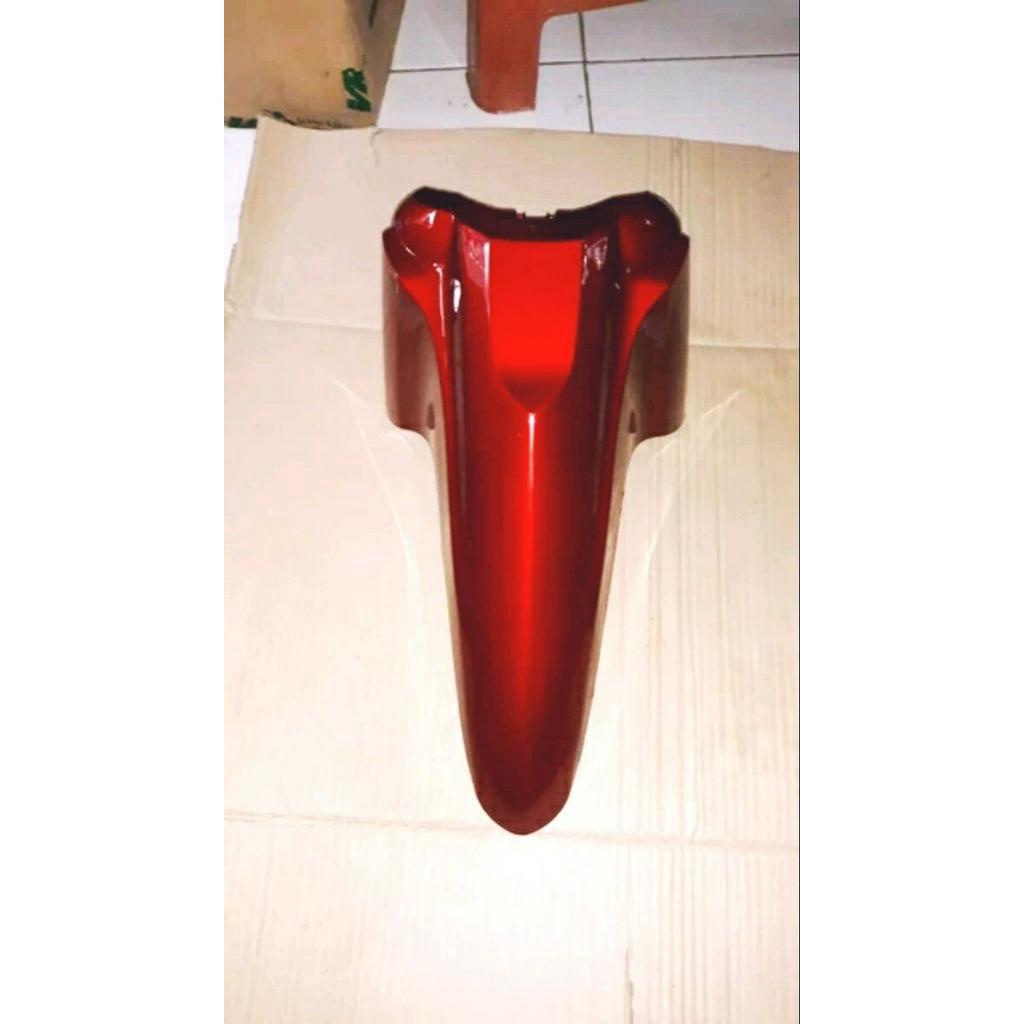 spakbor depan Supra x125 batman merah maroon/slebor depan Supra x125 batman merah maroon