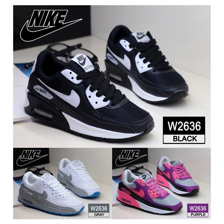 purple and gray sneakers