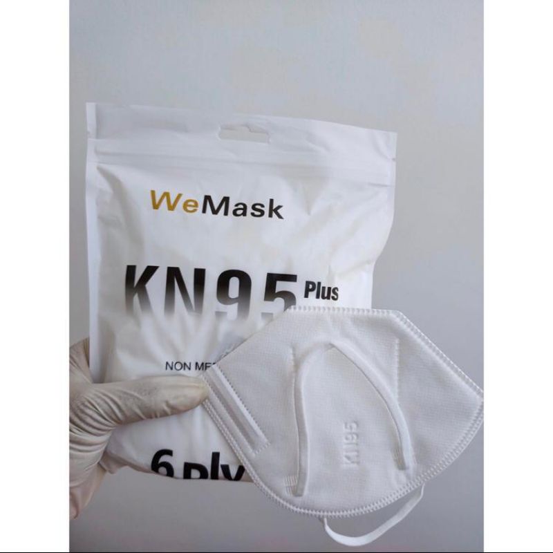 MASKER KN95 PLUS WEMASK 6PLY ISI 10PCS