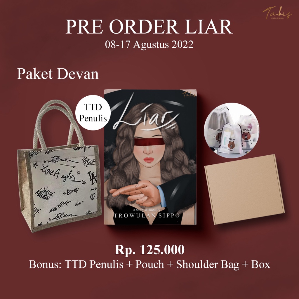 Buku Novel Liar TTD Trowulan Sippo