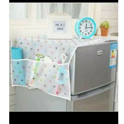 COVER KULKAS / TAPLAK KULKAS / PENUTUP KULKAS / KAIN KULKAS