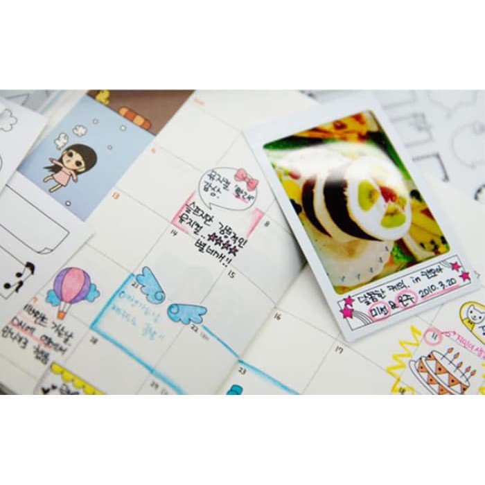 Sticker Diary Deco (6pcs)