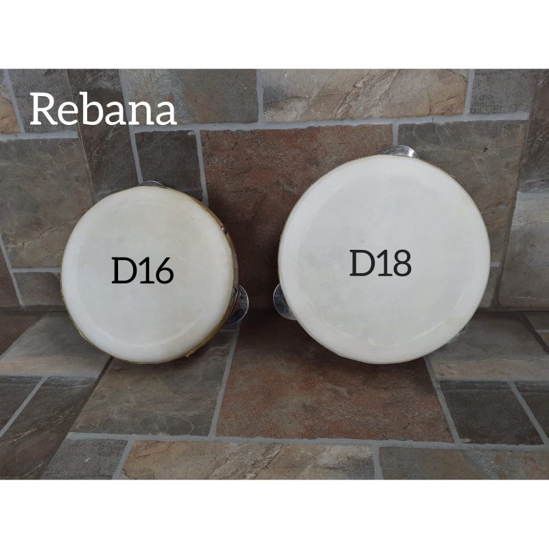 Rebana /Alat Musik Terbangan/Alat Musik Hadroh Anak Uk Diamater 16cm/ Rebana Diamater 18cm