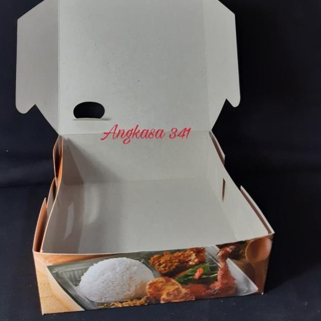 

Best Seller-573 Dus lipat/dus nasi/dus kue/kemasan uk 18x18