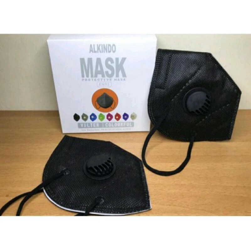 Masker KN95 Respirator Hitam