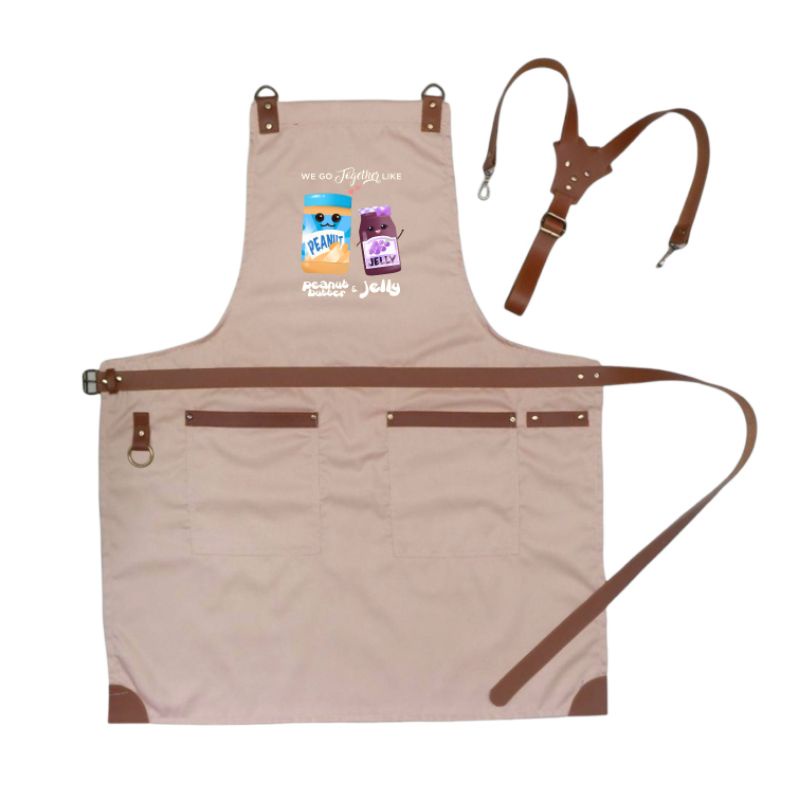 Celemek Apron Barista Canvas Leather Premium Quality Grade A |  Kain Super Tebal - NEW PRODUK