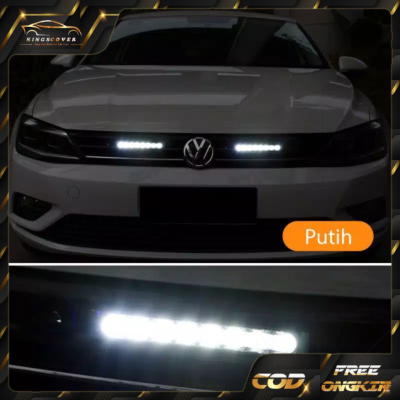 Lampu Kabut LED Bertenaga Angin Daytime Running Light Car