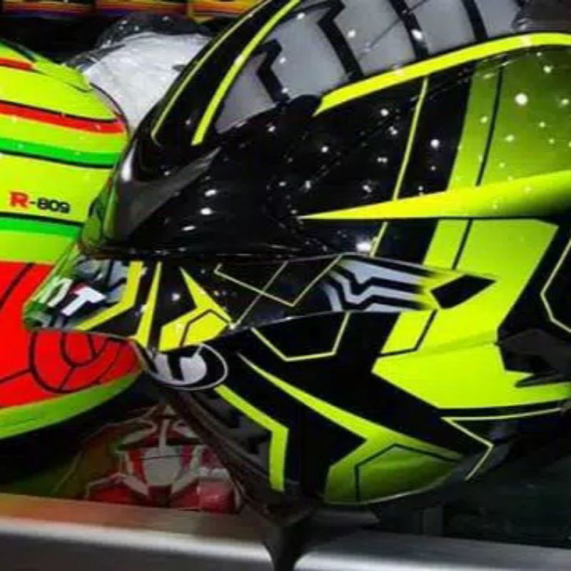 Spoiler Kyt Falcon Armour Yellow Black / Spoiler Falcon Armour