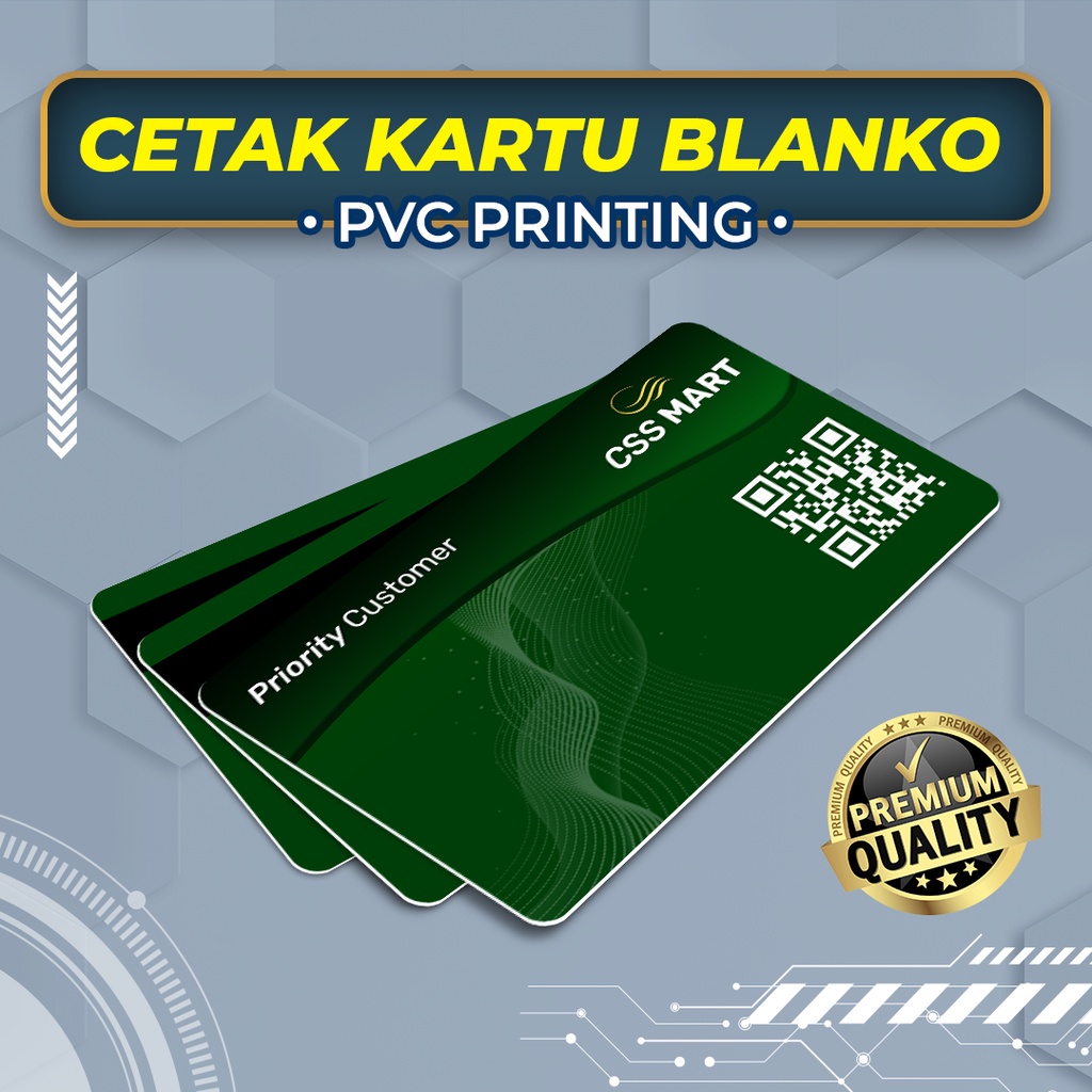 

Cetak Kartu Preprinted Blangko PVC