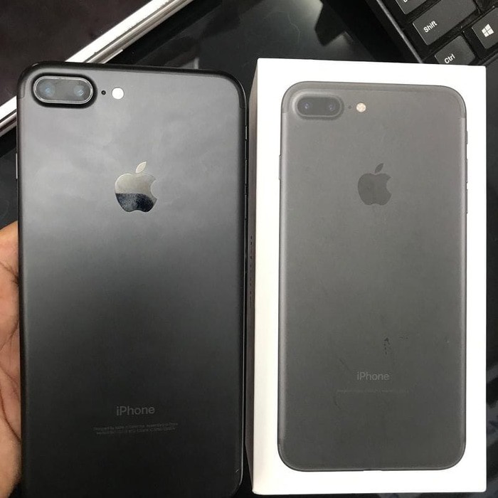 Iphone 7 Plus Black Matte 256gb Second Fullset Ex International