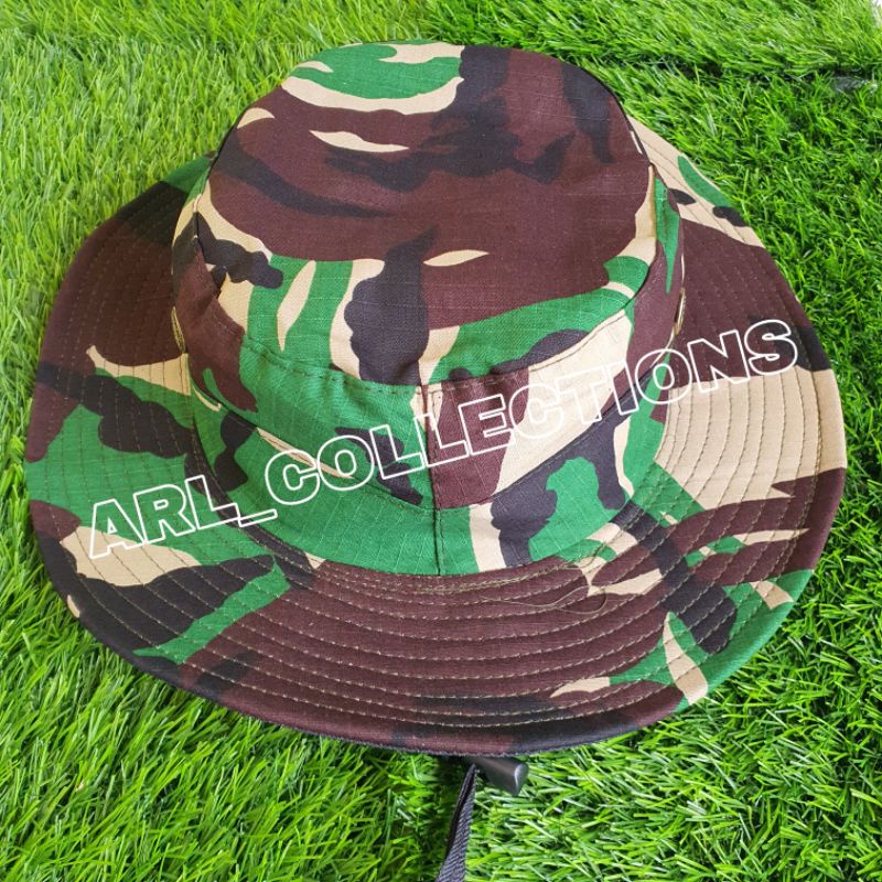 topi rimba loreng malvinas tni premium/topi lapangan army velcro