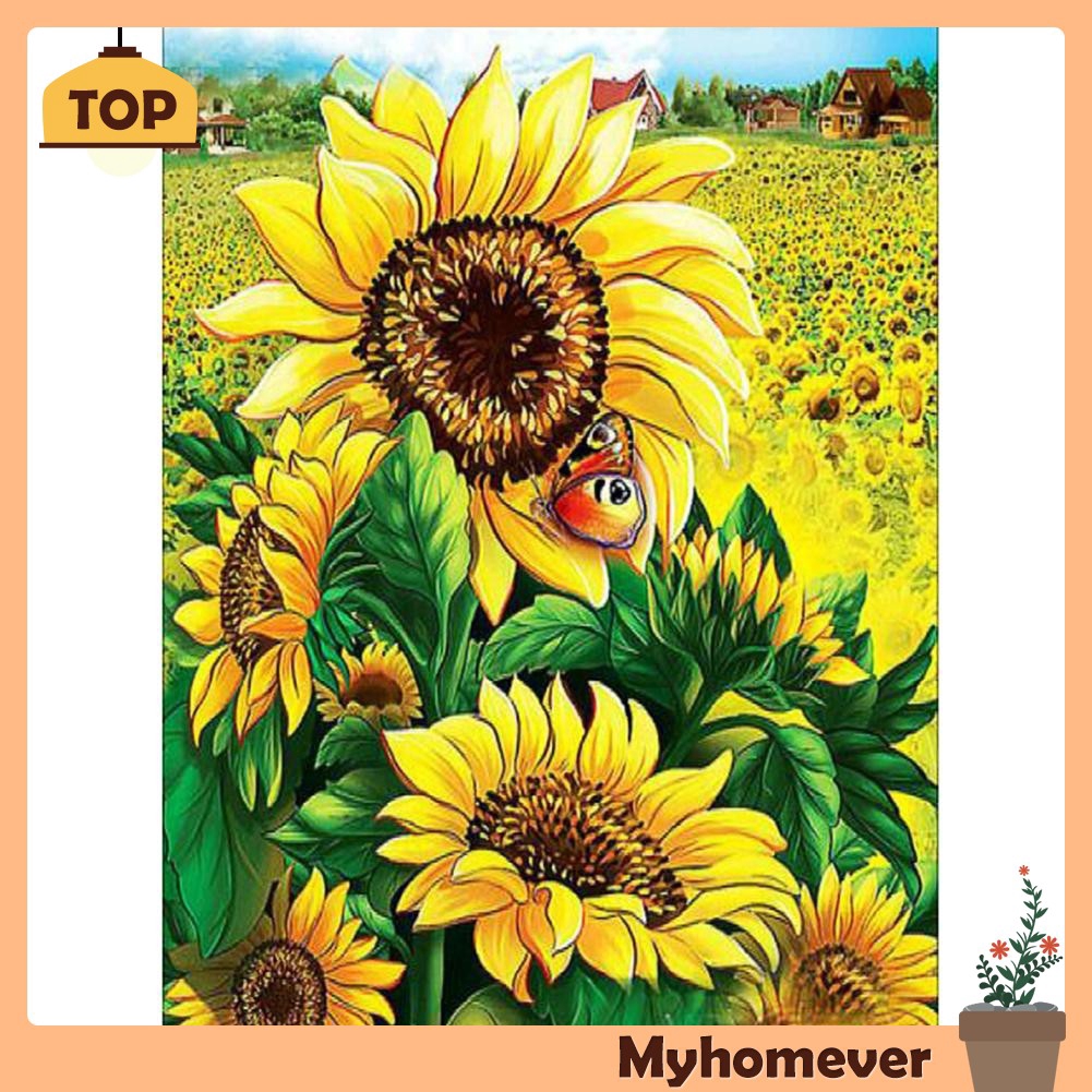 Diy Lukisan Diamond 5d Dengan Gambar Bunga Matahari Untuk Diy Lukisan Diamond 5d Dengan Gambar Bunga Matahari Untuk