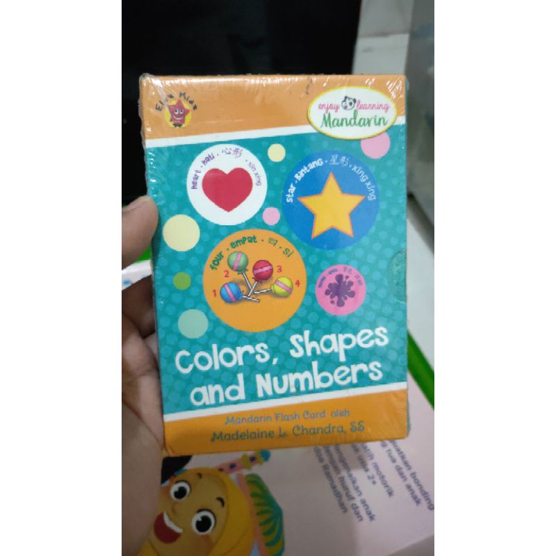 

flash cards colours, Shape and numbers