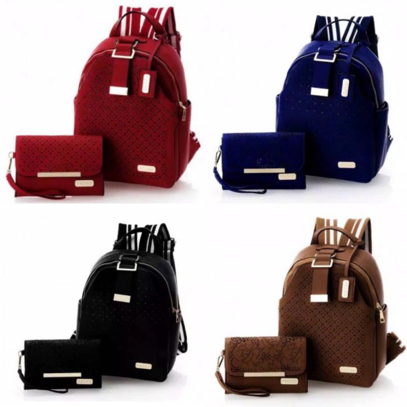 TASMURAH30_Tas Ransel Sabian 2in1 / Backpack Fashion Cewek Termurah