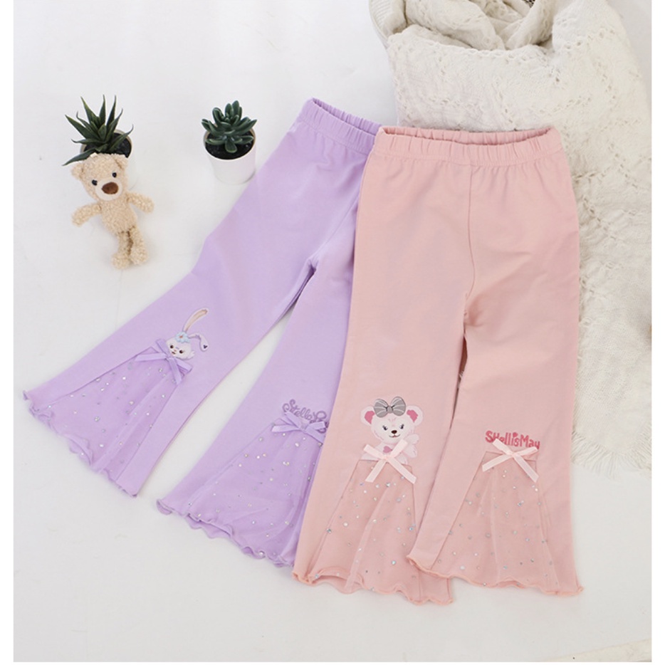 babyfit [3-7thn] celana panjang legging anak perempuan cutbray pants lejing nyl-0612r