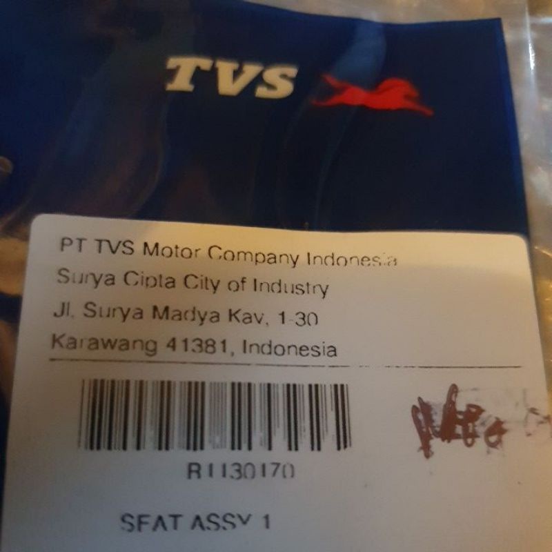 Jok Assy Neo TVS ( seat assy )