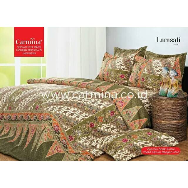 Sprei Carmina Batik Larasati King 180x200 | Queen 160x200 | Single 120x200