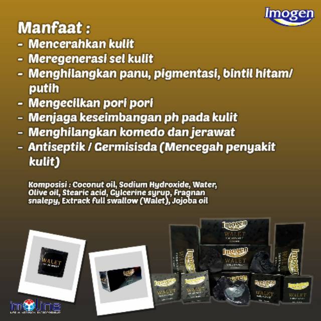 PRODUK ASLI IMOGEN SABUN WALET
