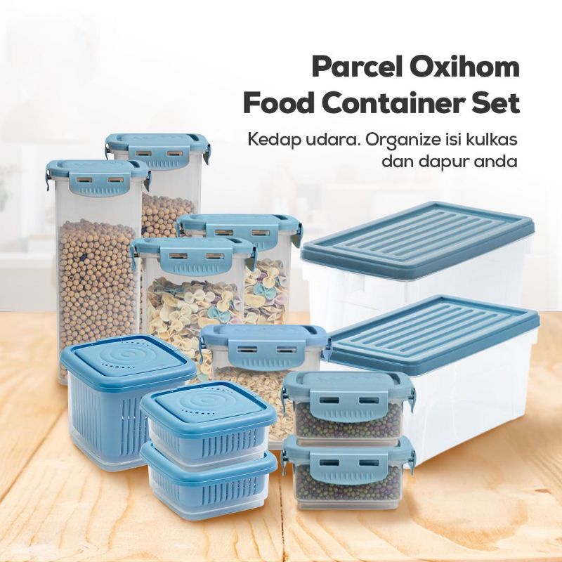 Wadah Penyimpanan Makanan Parcel Oxihom Food Container Set