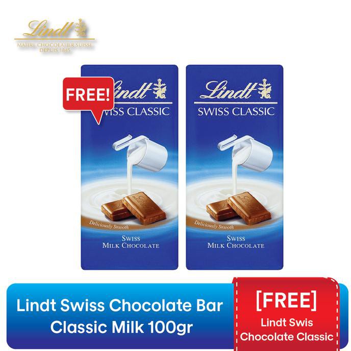 

BEST SELLER Beli 1 Gratis 1 Lindt Swiss Chocolate Bar - Classic Milk 100gr