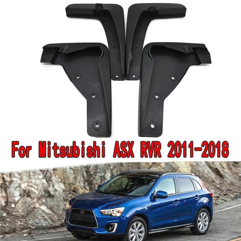 1 Set Mud Flap Pelindung Splash Untuk Fender Mobil Mitsubishi ASX Outlander Sport RVR 2011-2018