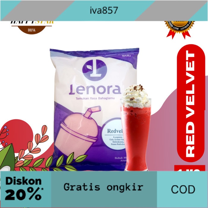 

PROMO Bubuk Minuman Rasa Red Velvet Serbuk Minuman instan Powder Drink 1 Kg GRATIS ONGKIR
