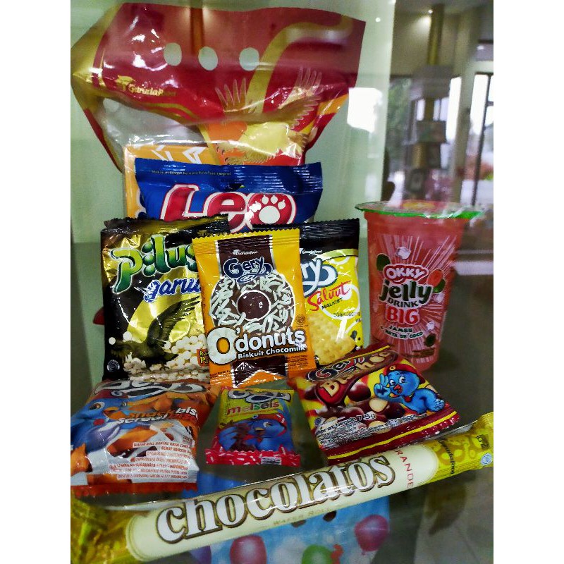 

Paket Snack ulang tahun anak-anak Rp. 12.000