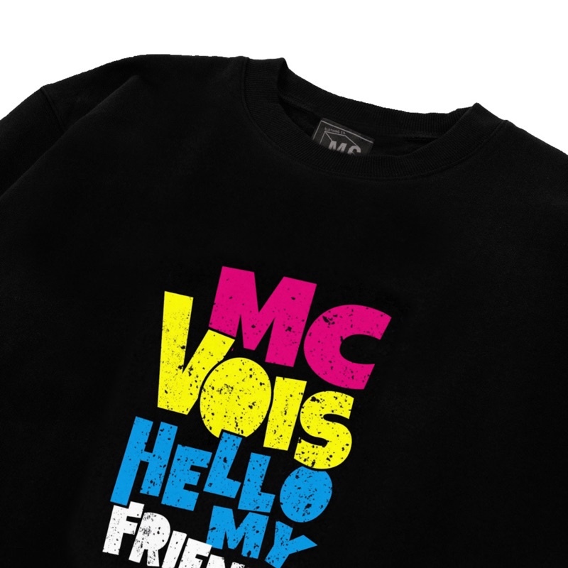 Mcvois Sweater Crewneck Pria Wanita Motif Graffity