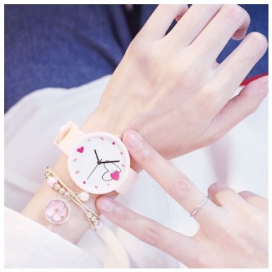 ✅ COD KUMA Jam Tangan Quartz Analog Motif Strawberry Gaya Korea Untuk Wanita/Jam Tangan Fashion Wanita