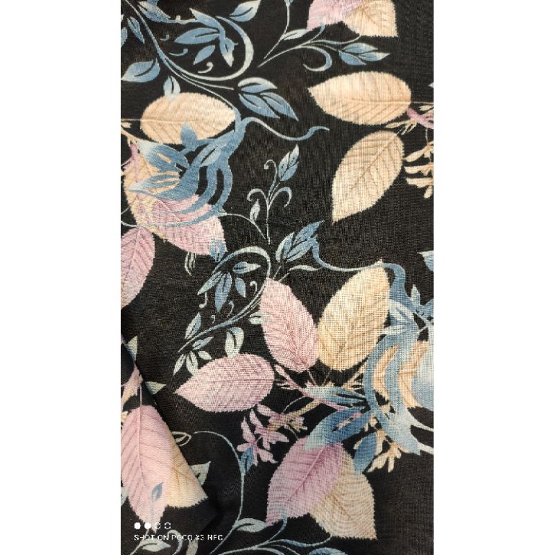 Kain Voal Soft Monalisa Hitam