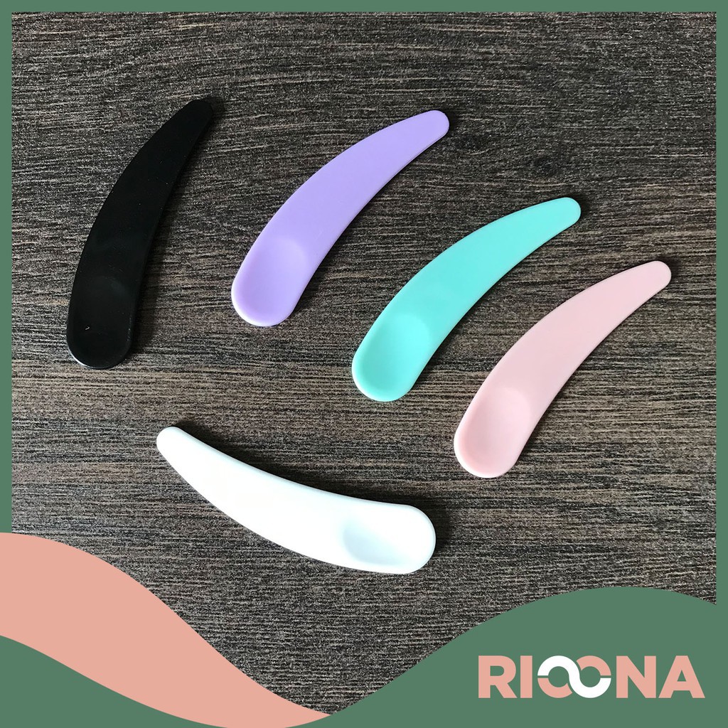 Kuas Masker Gagang Bening &amp; spatula masker &amp; KUAS MASKER SILICON/ SILICONE