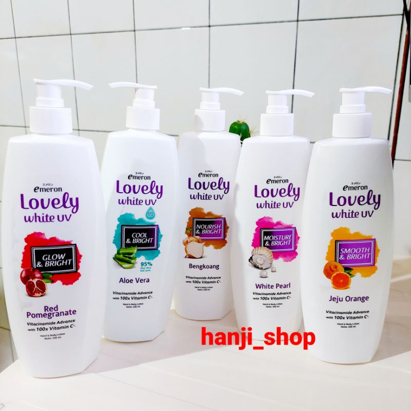 Jual Emeron Lovely Body Lotion 500ml Shopee Indonesia