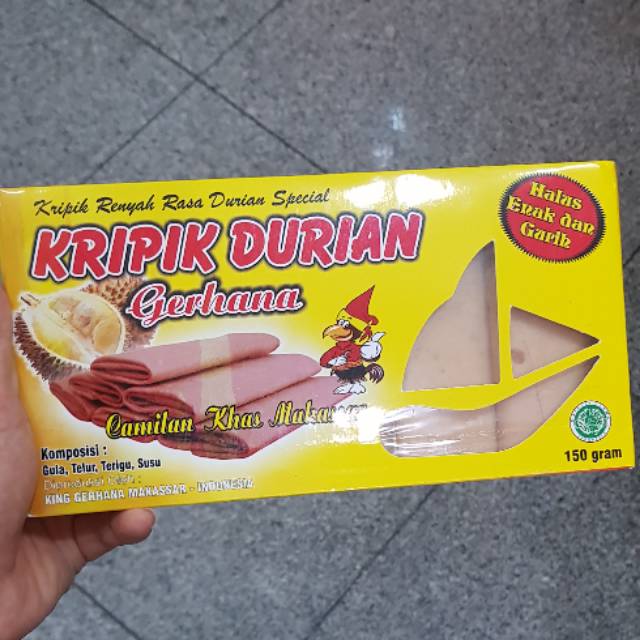 

Kripik durian 150 grm khas makassar