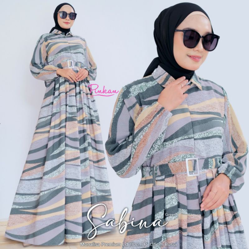 Sabina Vol.2 gamis kekinian original Pinkan termurah
